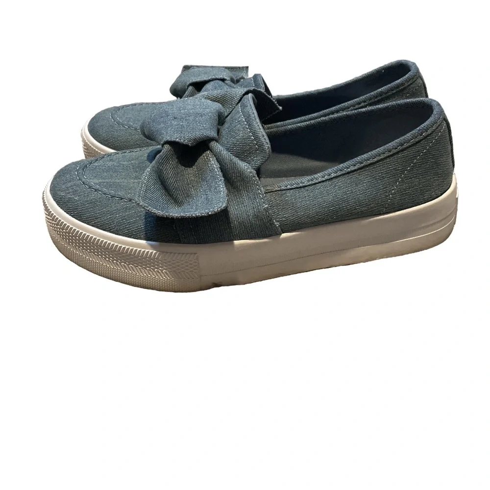 G by Guess Denim Platform Slip On Sneakers Woman’s 10
